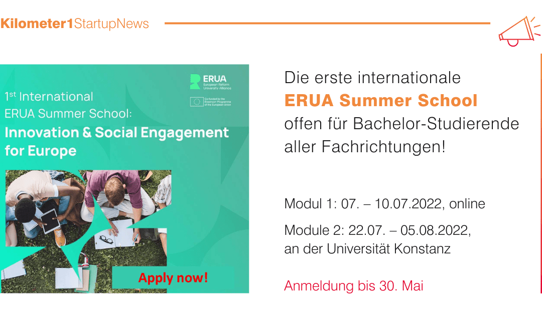 ERUA Summer School „Innovation & Social Engagement for Europe”