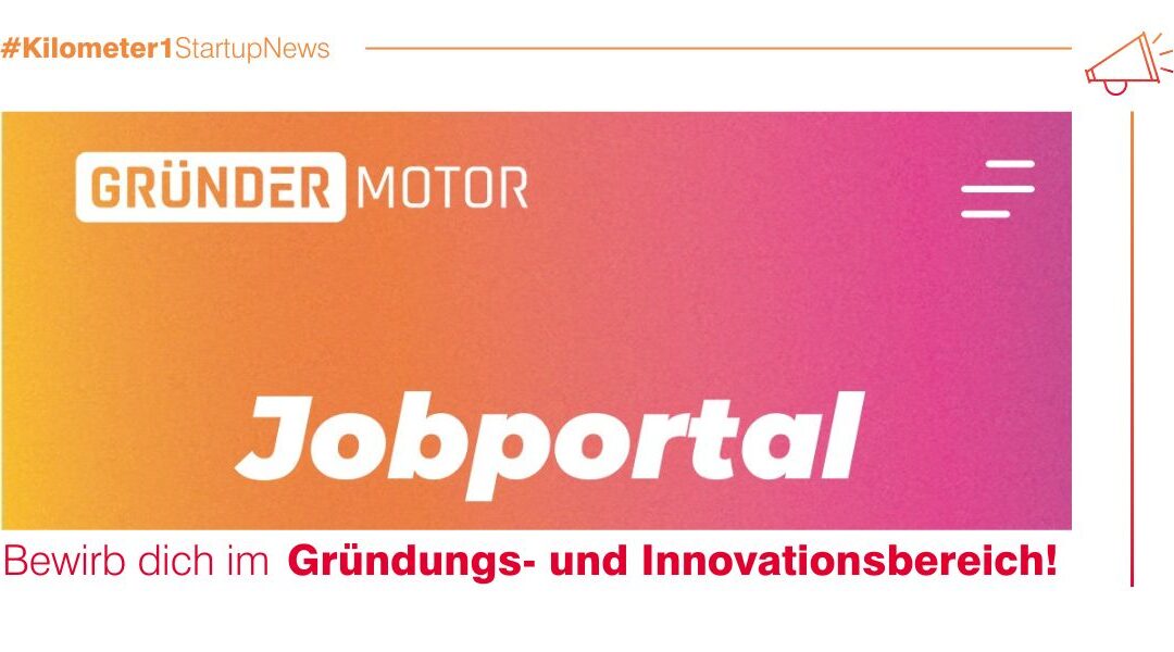 Das Gründermotor Job-Portal ist da!